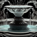 Flowing water nature beauty refreshing clean generated by ai 150x150
